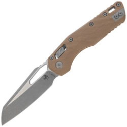 Microtech MSI S/E Ram-Lok Tan Fluted G10, Apocalyptic M390MK by Tony Marfione (210-10APFLGTTA)