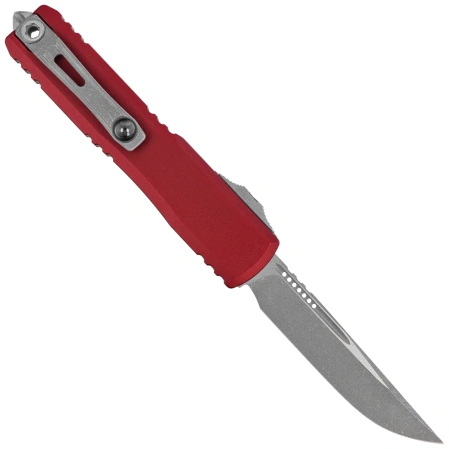 Microtech Ultratech Gen IV S/E OTF Knife Merlot Aluminum, Apocalyptic M390MK by Tony Marfione (11214-10APMR)