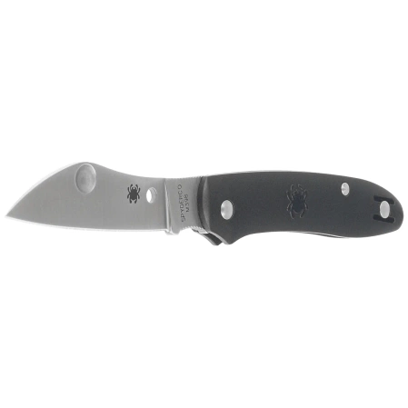 Spyderco Roadie XL Black FRN, Satin M398 by Sal Glesser Knife (C267BKP)