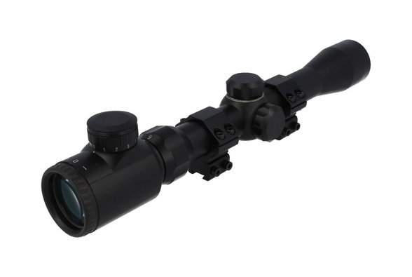 Lensolux Rifle Scope 3-9x32E, reticle 4 Red-Dot illuminated (19309)