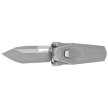 Remette RT-Swordfish T Knife Gray Aluminum/Carbon Fiber, Ceramic Sandblasted S35VN (ZL103D3)