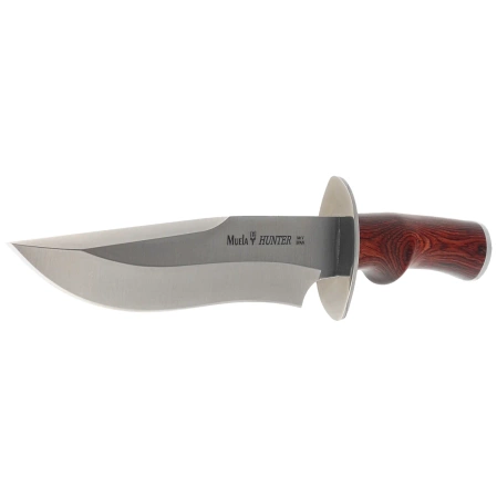 Muela Hunter-17R Red Pakka Wood, Satin X50CrMoV15