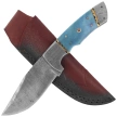Martinez Albainox Knife Blue Bone, Damascus 256 Layers (32567)