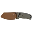 Nóż składany Bestechman Cicada's Wing OD Green G10, Gold 10Cr15MoV (BMK06C)