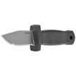 Demko Armiger 2 Clip Point Knife Black TPR, Satin 4034SS by Andrew Demko (ARM2-4034SS-CP-SERR)