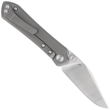 Nóż składany Bestech Icarus Dark Stonewashed Titanium, Satin M390 by Nick Rogers (BT2302C)