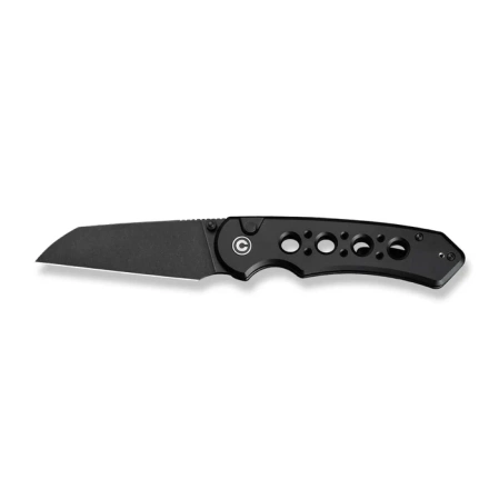 Civivi Pragma Prime Knife Black Aluminum, Black Stonewashed 14C28N (C24067-1)