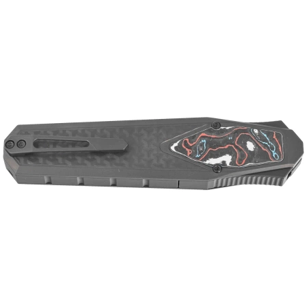 Remette Swordfish Black DLC Titanium / Red Blue Carbon Fiber, Black DLC M390 (ZL101B5)