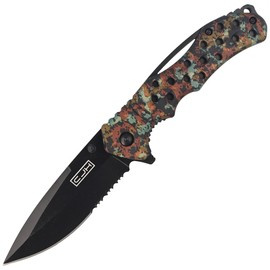 Herbertz CJH Knife Camo/Black ABS, Black Blade 420 (44009)