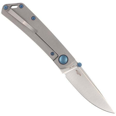 Nóż składany Real Steel Luna Boost Black Carbon Fiber/Titanium, Satin N690 by Poltergeist Works (7076)