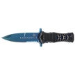 Nóż składany ratowniczy Decor Habitat Third Black/Blue Aluminium, Blue P/S 420 (TH-H0815A)