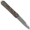 Scyzoryk Fox Vulpis 130 LE No 128/250 Dark Matter Fat Carbon, Super Clean Damascus by Balbach Damast (FX-VPDAM130 DMGO)