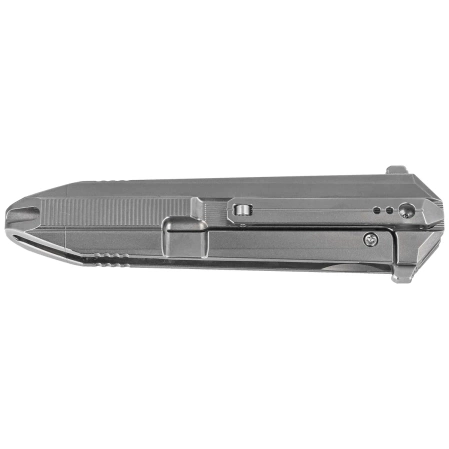 Nóż składany WE Knife Diatomic Polished Bead Blasted Titanium, Polished Bead Blasted CPM 20CV (WE22032-2)