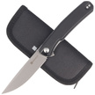 Sencut Knife Scitus Black G10, Gray Stonewashed D2 by Ostap Hel (S21042-1)