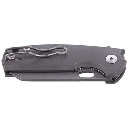 Fox Baby Core Stonewashed Titanium Knife, Stonewashed M390 by Jesper Voxnæs (FX-608 TI)