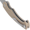 Nóż składany Kubey Scimitar KU173M Tan G10, Bead Blasted 14C28N