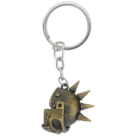 Brelok do kluczy Barbaric Thorn Skull Golden Zamak (16218-GD)