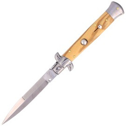 Frank Beltrame Stiletto Bayonet, Olive 23cm switchblade (FB 23/94B)