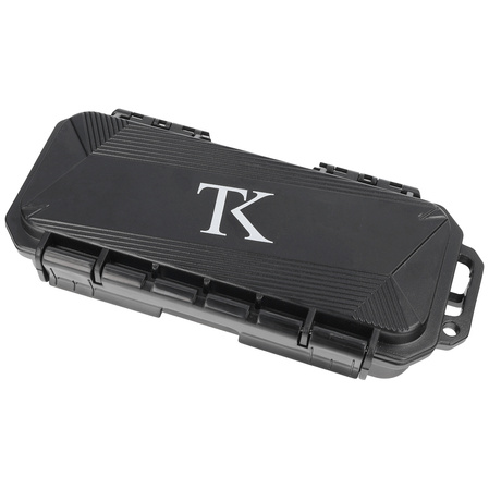 TacKnives TAKCOM Nighthawk V2 Double Edge Black Aluminum, DLC 154CM OTF automatic knife