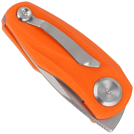 Nóż składany Bestech Tulip Orange G10, Satin / Stonewashed 14C28N by Ostap Hel (BG38C)