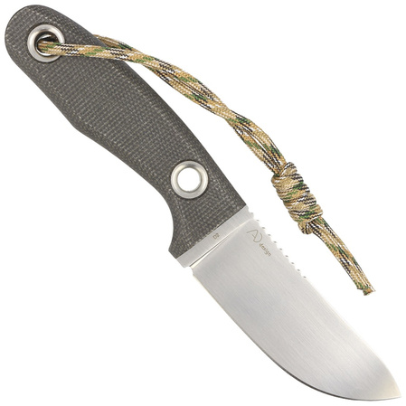 Nóż BlackFox Viator Grey Micarta, Satin D2 by Alfredo Doricchi (BF-731 D2 MG)