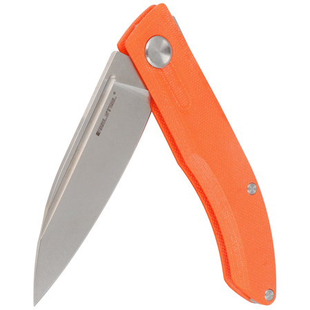 Nóż składany Real Steel Stella Orange G10, Stonewash VG-10 by Poltergeist Works (7052)