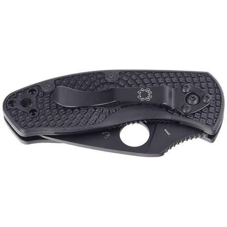 Spyderco Ambitious Black FRN, Black Blade 8Cr13MoV (C148PBBK)