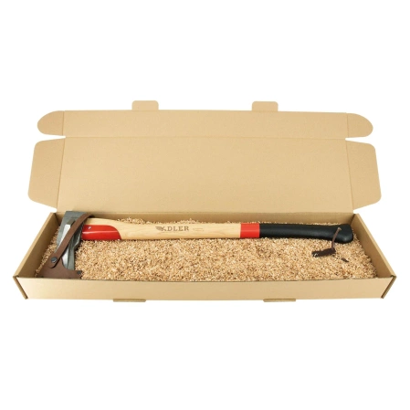 Siekiera rozłupująca Adler Long Splitter Red/Black Hickory Wood, C45 Carbon Steel (130.0H200A011)