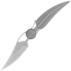 Martinez Albainox Apache Feather Knife Gray Zamak, Laser Ornated 3Cr13Mov (10581)