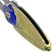 Rike Knife RK Cicada-G Gold Titanium, Bead Blasted M390
