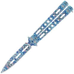 Nóż motylek Martinez Albainox Balisong 3D Design Steel, 3D Design 3Cr13Mov (02274)