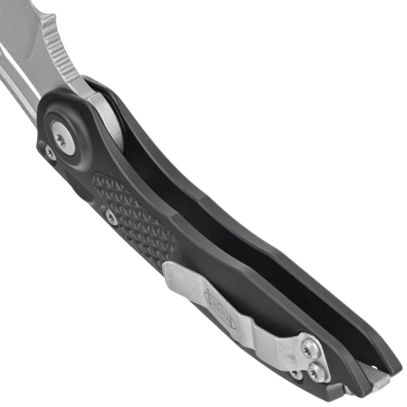 Microtech Stitch-A S/E Automatic Knife Black Aluminum, Apocalyptic M390 by Borka Blades and Tony Marfione (169-10AP)