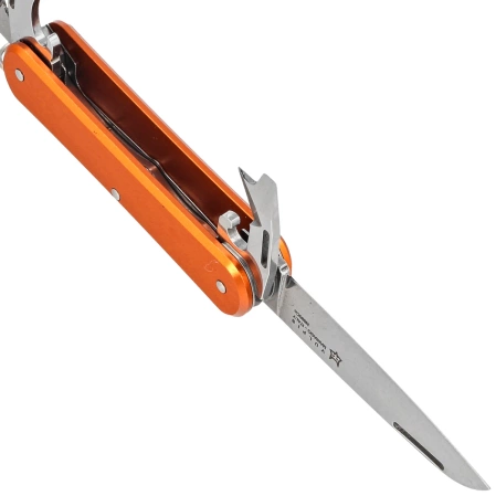 Scyzoryk Fox Vulpis S4 Orange Aluminium, Polished N690No (FX-VP130-S4 OR)