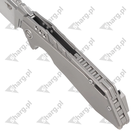 Bestech Knife Shodan Grey Titanium, Stonewashed / Satin CPM S35VN by Todd Knife and Tool (BT1910A)