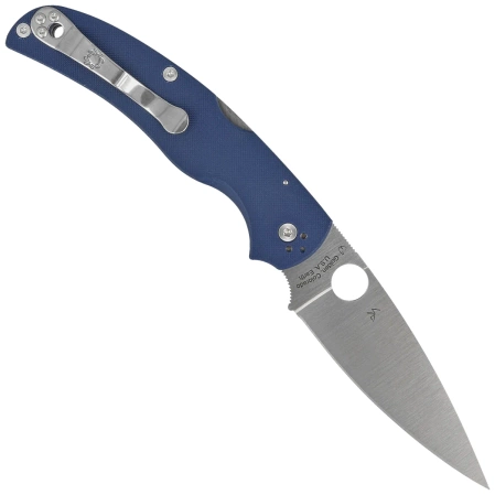 Spyderco Native Chief Cobalt Blue G10, Satin CPM SPY27 by Sal, Eric Glesser Knife (C244GPCBL)