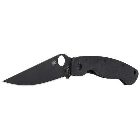 Spyderco Military G-10 Black/Black Blade Knife (C36GPBK)