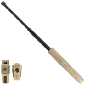 ESP Ergonomic Friction Lock hardened expandable baton 18'' Khaki (ExB 18HE-KH-BK BH-54)