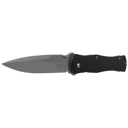 Herbertz Solingen 583116 Black G10, Satin/Stonewash 440A knife