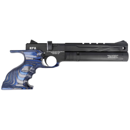 Reximex RPA Blue Laminated 4.5mm PCP Air Pistol with Regulator