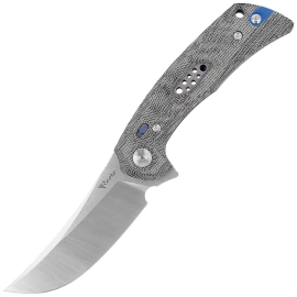 Nóż składany Reate PL-7 Black Micarta, Satin Nitro-V (PL-7 BKM SAT)