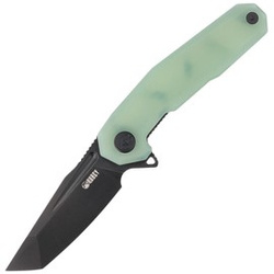 Nóż składany Kubey Carve Jade G10, Blackwashed AUS-10 (KB237F)