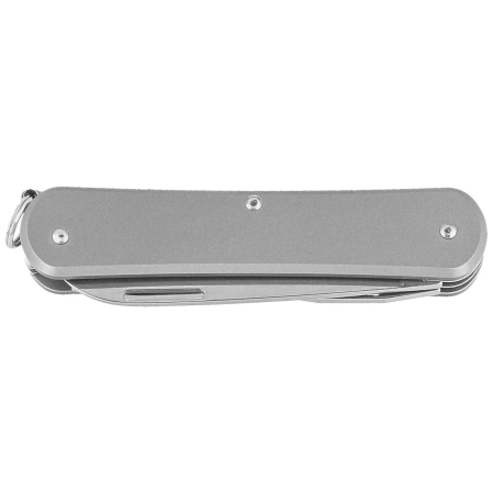 Fox Vulpis 3 Sandblasted Titanium, Polished M390 Pocket Knife (FX-VP130-3 TI)