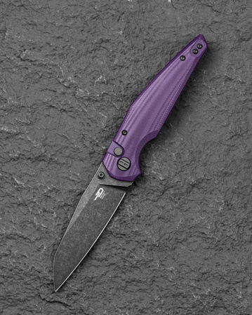 Bestech Snakebird Knife Purple G10, Stonewashed / Black PVD 14C28N (BG58E)