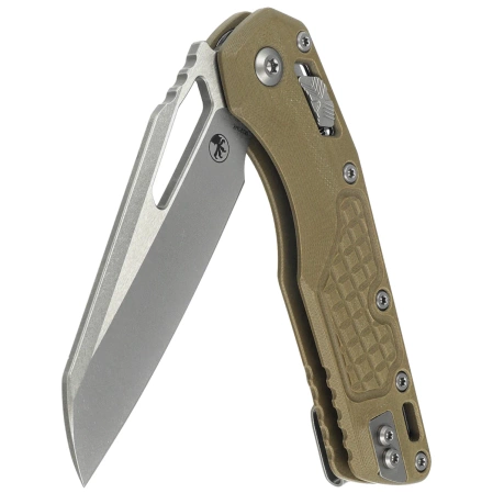 Microtech MSI S/E Ram-Lok Lawnman OD Green Frag G10, Stonewashed M390MK by Tony Marfione (210-10FRGTODLM)