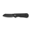Civivi Crabby Knife Black Canvas Micarta, Black Stonewashed 14C28N by Ken Onion Jr. (C24055-3)