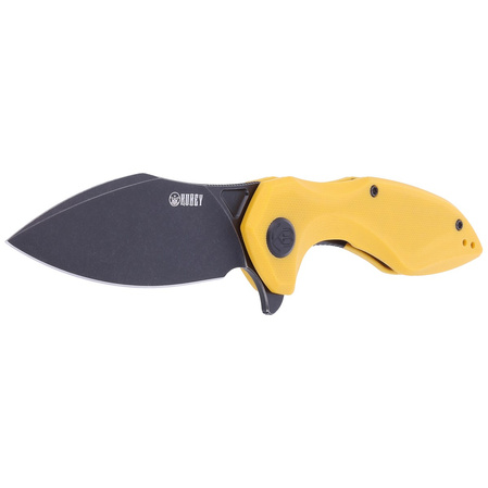 Nóż składany Kubey Noble Yellow G10, Dark Stonewashed D2 (KU236D)