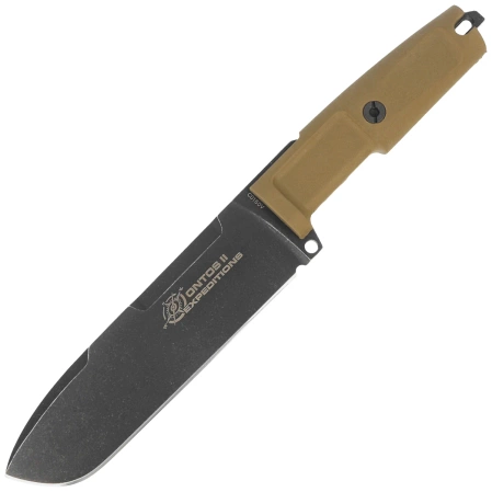 Extrema Ratio Ontos II Expeditions Knife Desert Forprene, Dark Stonewashed MIL-C N690 (04.1000.0122/EXP)