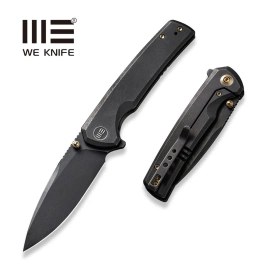WE Knife Subjugator Black Titanium, Black Stonewashed CPM 20CV (WE21014C-5)
