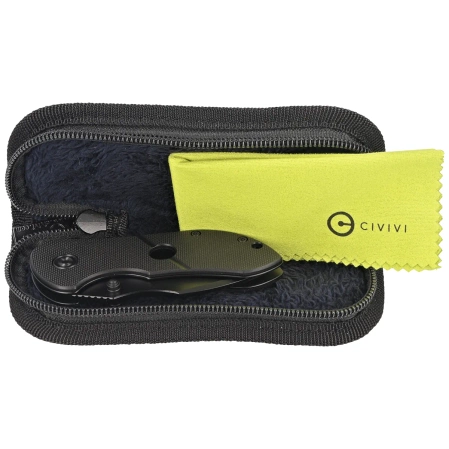 Nóż składany Civivi Gordo Black G10, Black D2 by Peter Carey (C22018C-1)