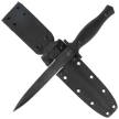 Spartan Blades George V14 Dagger D/E Black G10, Black PVD MagnaCut by Les George (SB27BKBKKYBK)